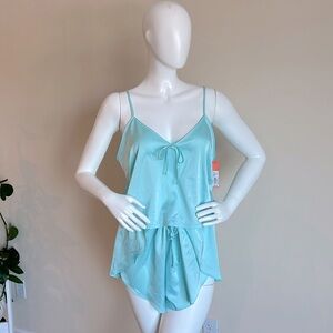 Women's Satin Pajama Set - Colsie™
Blue XL.